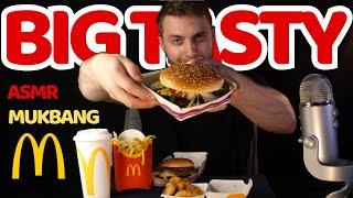 Big Tasty Bacon Big Mac and Chicken Nuggets | ASMR Mukbang McDonalds