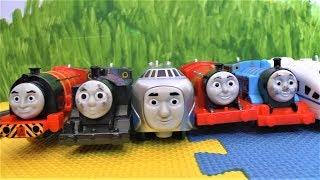 Thomas and his friends have a Competition! A video about trains for kids