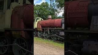 Steam Train Locomotive in the Entrance to Bressingham Steam Museum - Near Diss in Norfolk