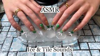 ASMR Ice & Tile Sounds! No Talking