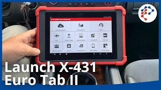 Diagnose stellen met de nieuwe Launch X-431 Euro TAB II | AA-Equipment