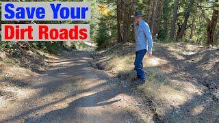 How To Keep Your Dirt Roads From Washing Away