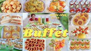 MILLE IDEE PER UN BUFFET - COME ORGANIZZARE UN RINFRESCO IN CASA - How to Set Up a Buffet