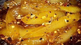 Kachey Aam ka khatta meetha Achar by kitchen with munazza quick and easy achar