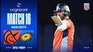 Cognizant Major League Cricket Game 16 Highlights | San Francisco Unicorns vs MI New York