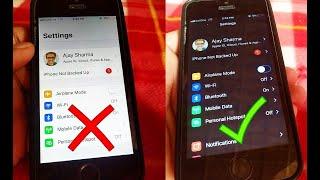 How to Enable Dark Mode on iPhone 5s,6 iOS 12/12.5.4