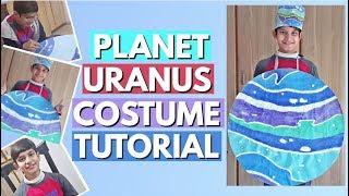 I Made Planet Uranus Costume for my School Project! - Step by Step Easiest Costume Tutorial