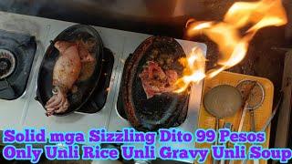 99 Pesos lang Lahat ng Sizzling Unli Rice Unli Gravy Unli Soup