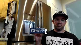 How To Replace Your GE Profile Refrigerator Water Filter XWF XWFE French Door Side By Side Cafe DiY