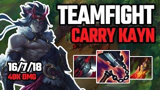 CARRY Every Teamfight with this RED KAYN BUILD | Season 13 Kayn Jungle Guide