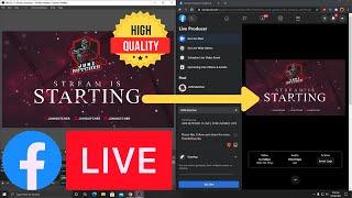 How to LIVE STREAM on FACEBOOK with OBS | FACEBOOK LIVE Stream PUBG MOBILE Tutorial 2021