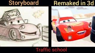Cars deleted scene - Traffic School | 3D Remake