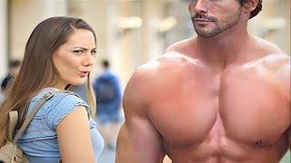 When Women Admire a Bodybuilder In Public 