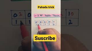 pahada trick || pahada 2 ka || #pahada #pahadavideo #timestable #educarenitesh