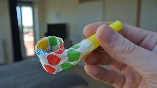 Party blowers sound effect stereo HQ 96kHz