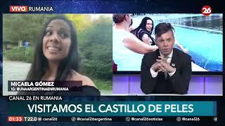 MOSTRÉ a los ARGENTINOS el castillo más bonito de Rumania | Nota en vivo TV Argentina