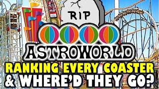 Ranking Every Coaster EVER at Astroworld & What Happened to Each One