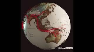 A visual demonstration of the history of human migration