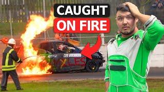 Trying BANGER RACING For The First Time! IT ALL WENT WRONG! PT2