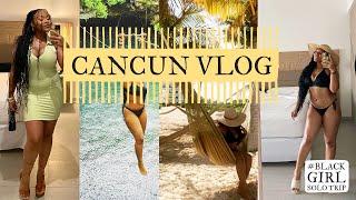 TRAVEL VLOG: Let's go to Cancun! | Vacation Edition | solo black girl trip