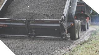 Dumping 30+ Tons of Gravel - Maxey 7x14 Dump Trailer