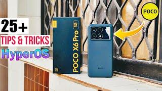 POCO X6 Pro 5G Tips and Tricks 25+ Special Features of Hyper OS 1 (Hindi)