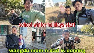 school winter holidays start// 12/12/24 #tibetanvloger