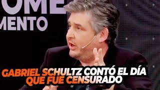 Gabriel Schultz recordó el día que fue censurado en un programa de televisión