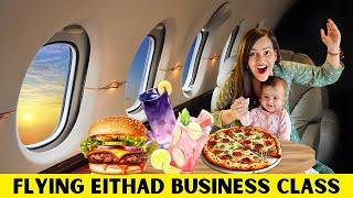 Our Dream Etihad Business Class Flight to Abu DHABI 