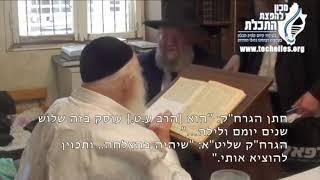 Harav Chaim Kanievski - Chiyuv to Wear Techeiles - techeiles.org