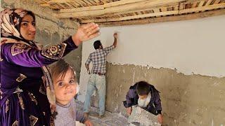 Building a Dream Home for a Nomadic Family Without Basic Amenities 