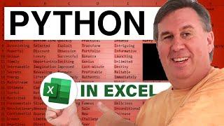 Excel - Learn How to Use Python in Excel - Beginners Guide to Python Integration - Episode 2614