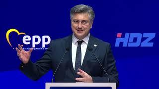 Andrej PLENKOVIĆ at the EPP Congress 2024 in Bucharest