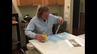 How I paint with paper pulp.  In this brief video, I explain my pulp painting process.