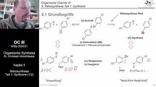 Vorlesung Organische Chemie III  - Woche 3