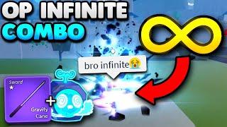 Using The GRAVITY CANE + PORTAL Infinite Combo In Blox Fruits...