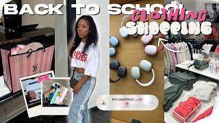 Back To School CLOTHING SHOPPING 2024|mall trip,airpod max, lulu lemon, new makeup,kurt geiger &more