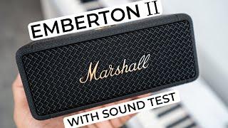 Marshall Emberton 2 Review - Best Portable Speaker? With Sound Test