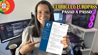 COMO FAZER CURRÍCULO EUROPASS PASSO A PASSO 2024