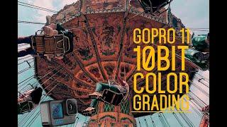 GoPro Hero 11 - 10Bit Footage & Film look Color Grading Test