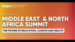 HolonIQ Cairo Impact Summit: The Future of Education, Climate & Health