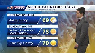 WATCH: Fall air has returned, beautiful Sunday ahead