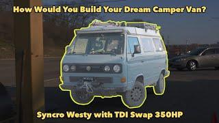 Greg Turned a 2WD Camper and 4WD Passenger Van into This Globetrotter