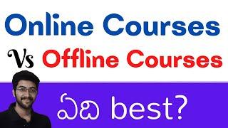 online courses vs offline courses [Telugu] | Ameerpet IT Courses | Vamsi Bhavani