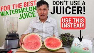 The Secrets They Never Told You to Make the BEST Watermelon Juice