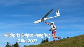 Hangflug im Oktober auf dem Gnipen