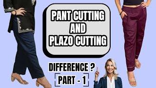 plazo or pant की कटिंग में क्या difference है जाने वीडियो मेंplazo cutting औरpant cutting part -1