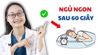 Bí quyết đi vào giấc ngủ nhanh chỉ sau 1 phút của tiến sĩ Mỹ  | Dược Sĩ Lan