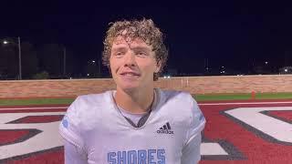 Mona Shores senior Micah Carefelle after win over Muskegon