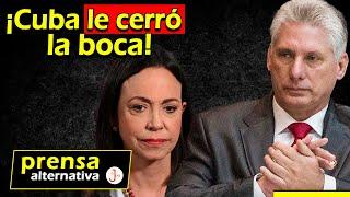 "María Corina es una mentirosa"! Venezuela y Cuba se unen contra la ultraderecha!